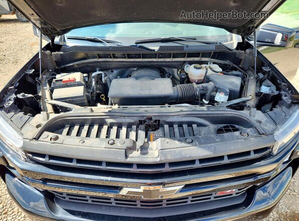 3GCPYFED6NG110964 2022 CHEVROLET SILVERADO Black Вид задньої частини салону
