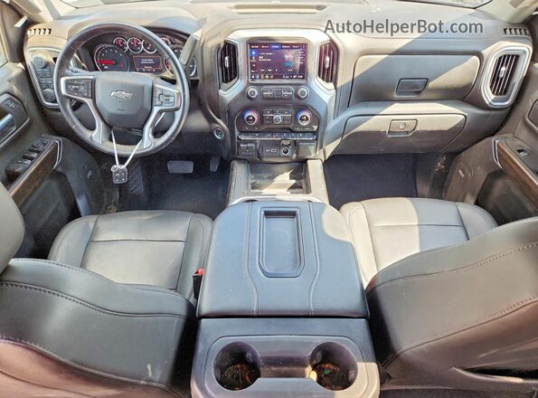 3GCPYFED6NG110964 2022 CHEVROLET SILVERADO Black Вид панелі приладів