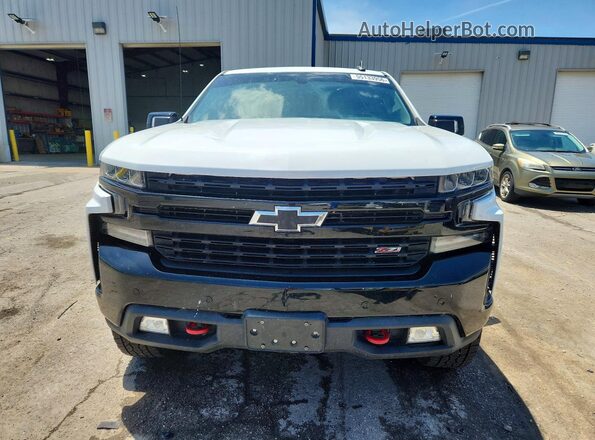 3GCPYFED8KG229000 2019 CHEVROLET SILVERADO White Вид спереду