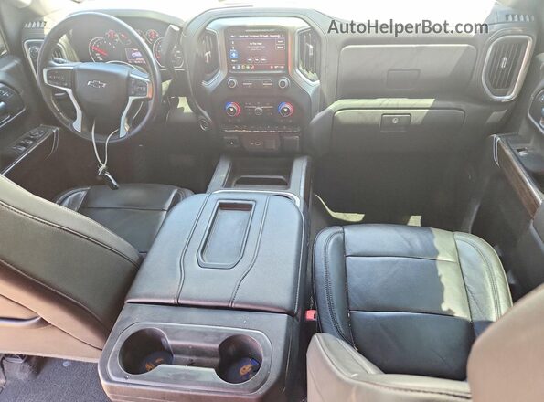 3GCPYFED8KG229000 2019 CHEVROLET SILVERADO White Вид панелі приладів