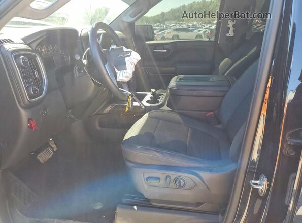 3GCPYFED8NG164542 2022 CHEVROLET SILVERADO Black Вид салону спереду