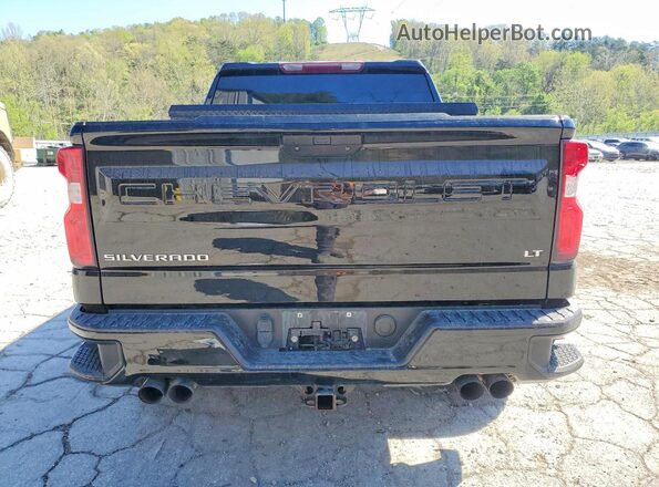 3GCPYFED8NG164542 2022 CHEVROLET SILVERADO Black Вид ззаду