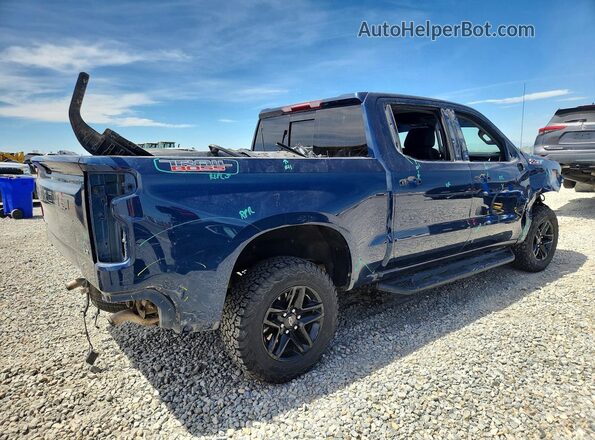 3GCPYFEDXKG142120 2019 CHEVROLET SILVERADO Blue უკანა მარჯვენა