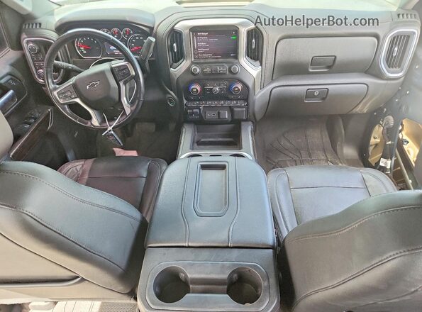 3GCPYFEDXKG142120 2019 CHEVROLET SILVERADO Blue წინა პანელის ხედი