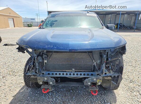 3GCPYFEDXKG142120 2019 CHEVROLET SILVERADO Blue წინა ხედი