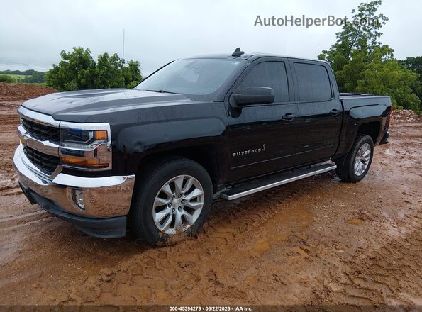 3GCUCRER4JG287053 2018 CHEVROLET SILVERADO Black Przód lewy