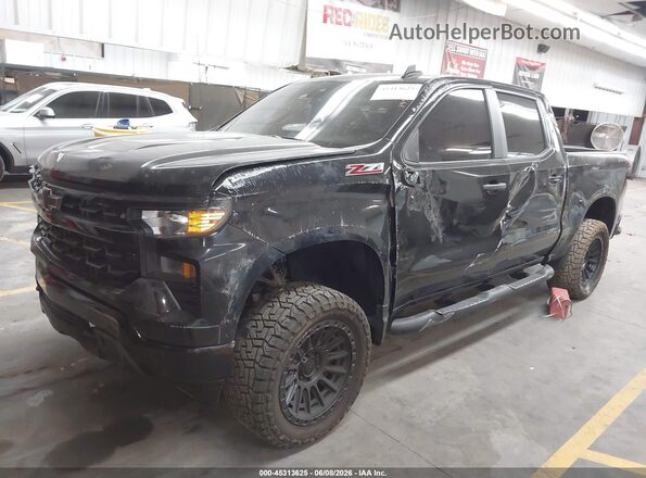 3GCUD4ED1RG411988 2024 CHEVROLET SILVERADO Black Front left