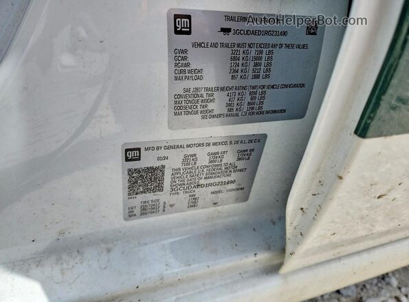 3GCUDAED1RG231490 2024 CHEVROLET SILVERADO White 