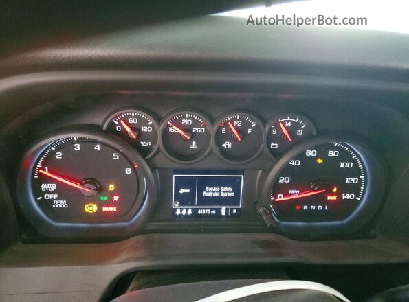 3GCUDCE87RG358954 2024 CHEVROLET SILVERADO White ხელსაწყოთა პანელის ხედი