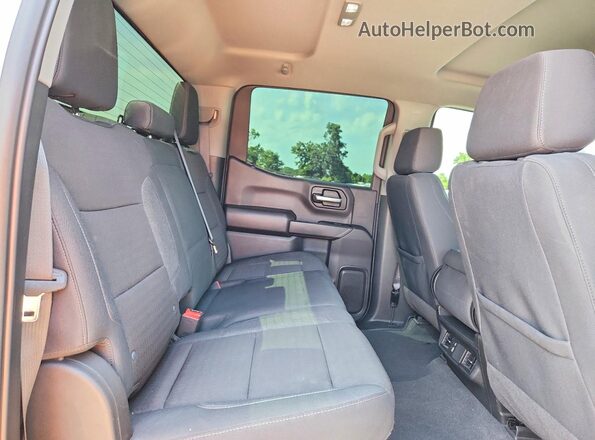 3GCUDCED2RG113010 2024 CHEVROLET SILVERADO Silver Rear seats view