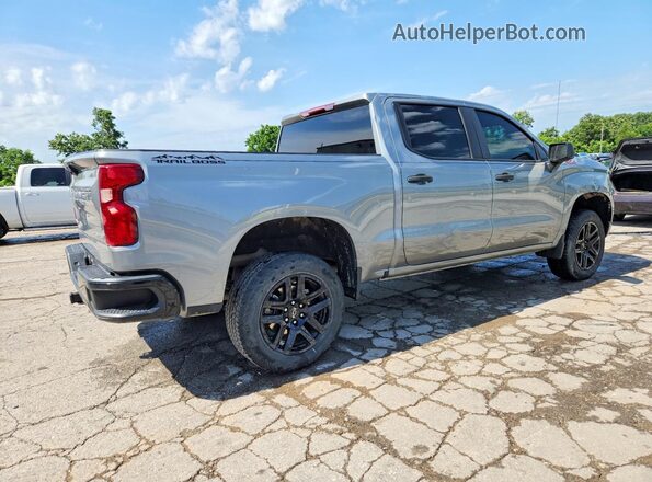 3GCUDCED2RG113010 2024 CHEVROLET SILVERADO Silver Rear right