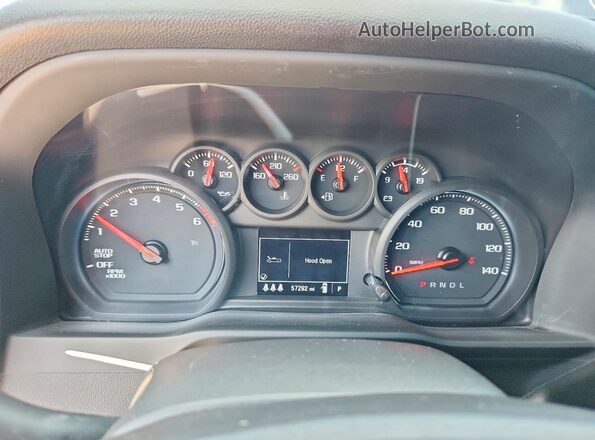 3GCUDCED2RG113010 2024 CHEVROLET SILVERADO Silver Instrument cluster view