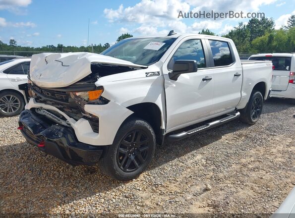 3GCUDCED5RG168874 2024 CHEVROLET SILVERADO White Առջևի ձախ երեք քառորդ տեսարան