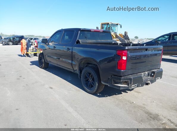 3GCUDDED0NG569099 2022 CHEVROLET SILVERADO Черный Задняя левая четверть