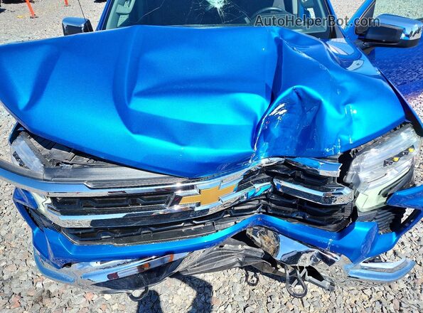 3GCUDDED4NG530340 2022 CHEVROLET SILVERADO Blue 