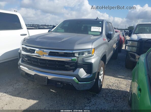 3GCUDDED9PG189438 2023 CHEVROLET SILVERADO Gray Առջևի ձախ երեք քառորդ տեսարան