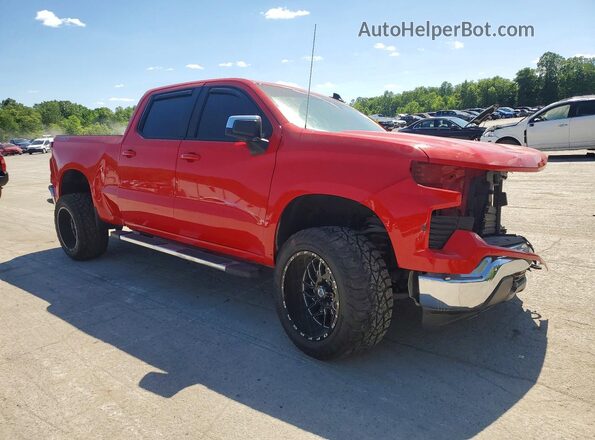 3GCUDDET6NG686211 2022 CHEVROLET SILVERADO Red Przód prawy