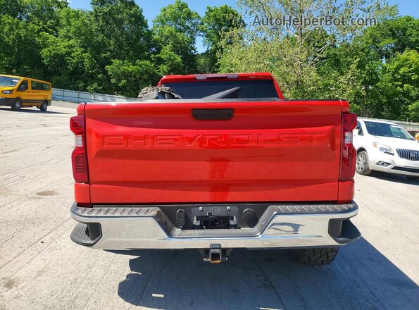 3GCUDDET6NG686211 2022 CHEVROLET SILVERADO Red Widok z tyłu