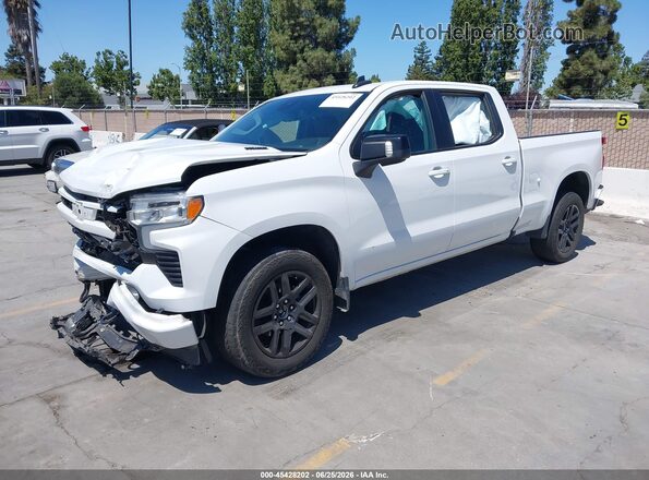 3GCUDEE84RG260170 2024 CHEVROLET SILVERADO Белый Передняя левая четверть