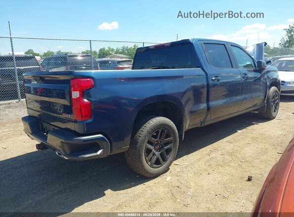 3GCUDEET6NG683539 2022 CHEVROLET SILVERADO Dark Blue Задня права чверть