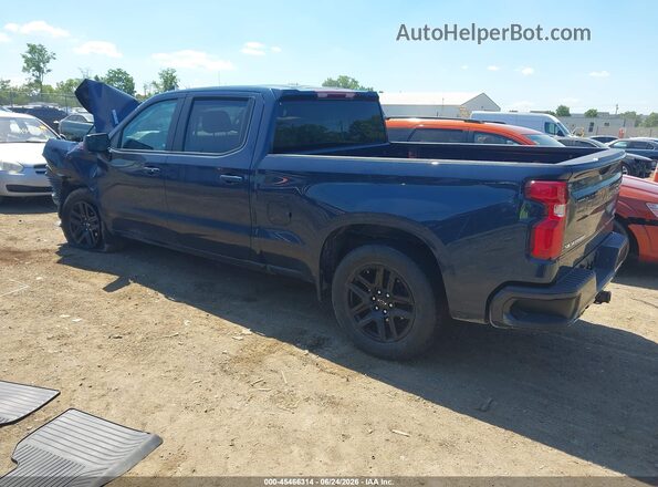 3GCUDEET6NG683539 2022 CHEVROLET SILVERADO Dark Blue Задня ліва чверть