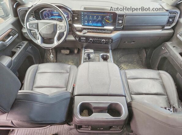 3GCUDFE89RG453372 2024 CHEVROLET SILVERADO Black Dashboard view