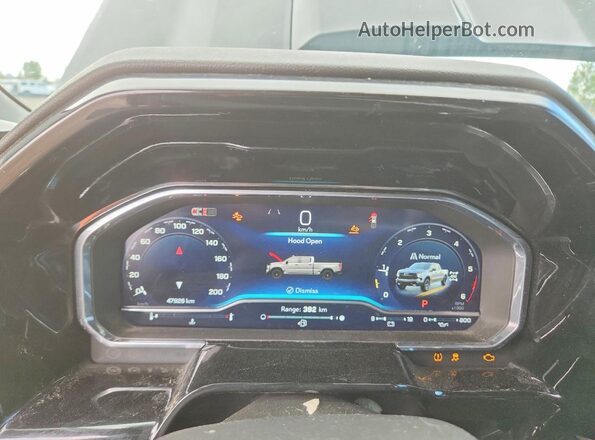 3GCUDFE89RG453372 2024 CHEVROLET SILVERADO Black Instrument cluster view