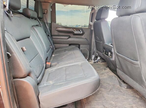 3GCUDFED0PG197620 2023 CHEVROLET SILVERADO Black უკანა სავარძლების ხედი
