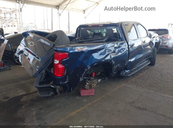 3GCUDFED4NG549451 2022 CHEVROLET SILVERADO Blue Rear right