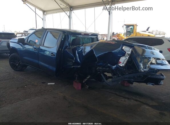 3GCUDFED4NG549451 2022 CHEVROLET SILVERADO Blue Rear left