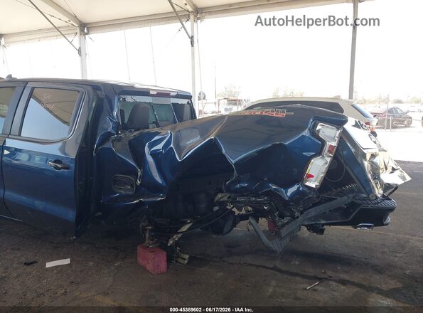 3GCUDFED4NG549451 2022 CHEVROLET SILVERADO Blue Front view