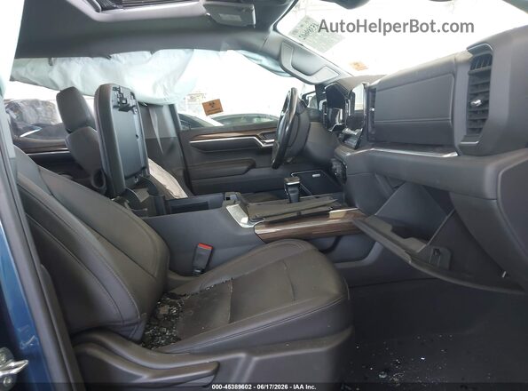 3GCUDFED4NG549451 2022 CHEVROLET SILVERADO Blue Front interior view
