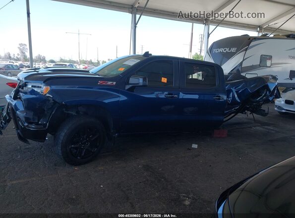 3GCUDFED4NG549451 2022 CHEVROLET SILVERADO Blue 