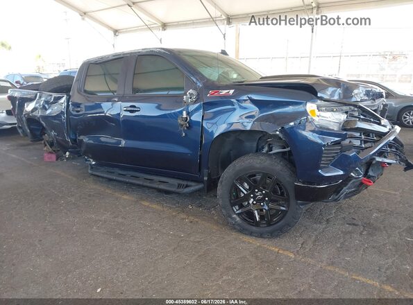 3GCUDFED4NG549451 2022 CHEVROLET SILVERADO Blue 360 interior view