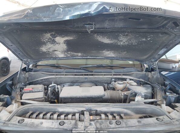 3GCUDFED4NG549451 2022 CHEVROLET SILVERADO Blue Rear view