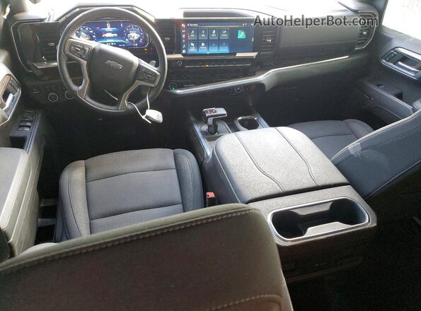 3GCUDFEL9PG336277 2023 CHEVROLET SILVERADO Белый Вид панели приборов