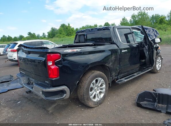 3GCUDGED0NG565684 2022 CHEVROLET SILVERADO Black Rear right