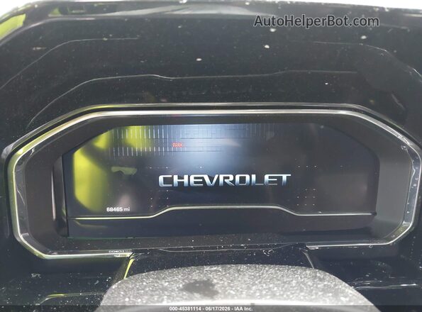 3GCUDGED0NG565684 2022 CHEVROLET SILVERADO Black Rear seats view