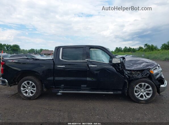 3GCUDGED0NG565684 2022 CHEVROLET SILVERADO Black Rear interior view