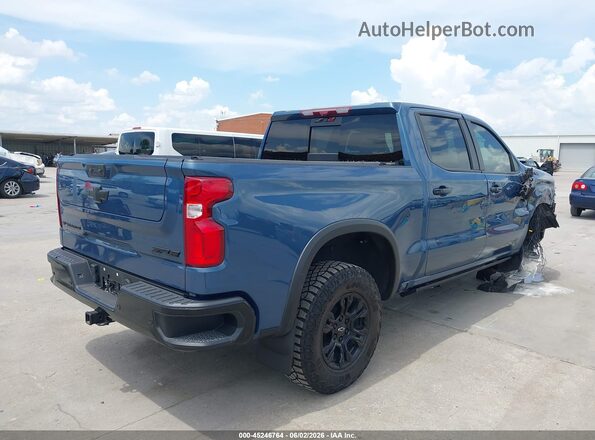 3GCUDHE88RG261002 2024 CHEVROLET SILVERADO Синий Задняя правая четверть