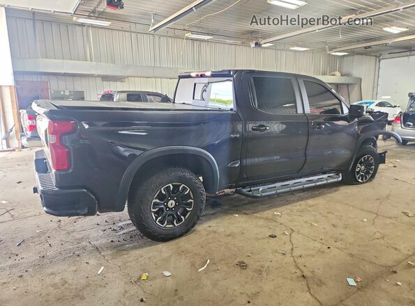 3GCUDHEL2NG672782 2022 CHEVROLET SILVERADO Black Trasero derecho