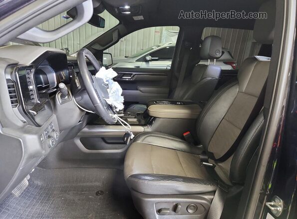 3GCUDHEL2NG672782 2022 CHEVROLET SILVERADO Black Vista interior delantera