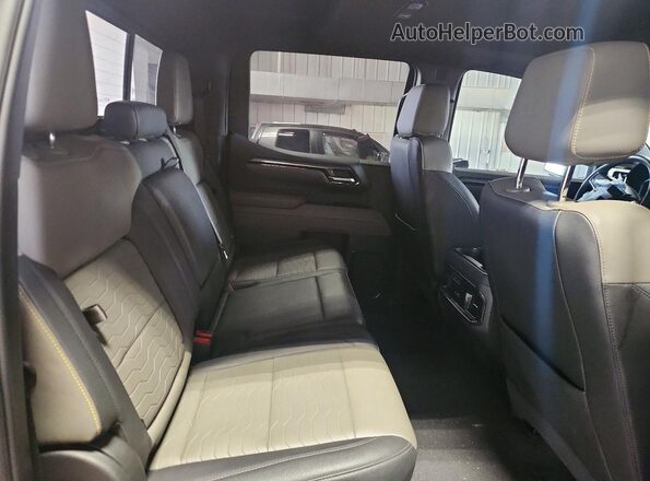 3GCUDHEL2NG672782 2022 CHEVROLET SILVERADO Black Vista de los asientos traseros
