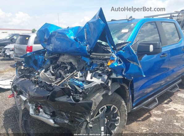 3GCUDHEL5NG544987 2022 CHEVROLET SILVERADO Blue წინა ხედი