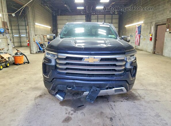 3GCUDJED1NG525434 2022 CHEVROLET SILVERADO Black წინა ხედი