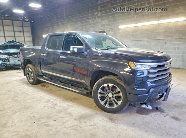 3GCUDJED1NG525434 2022 CHEVROLET SILVERADO Black წინა მარჯვენა