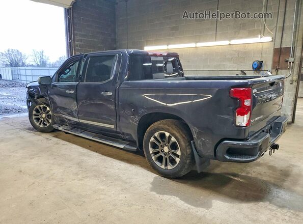 3GCUDJED1NG525434 2022 CHEVROLET SILVERADO Black უკანა მარცხენა