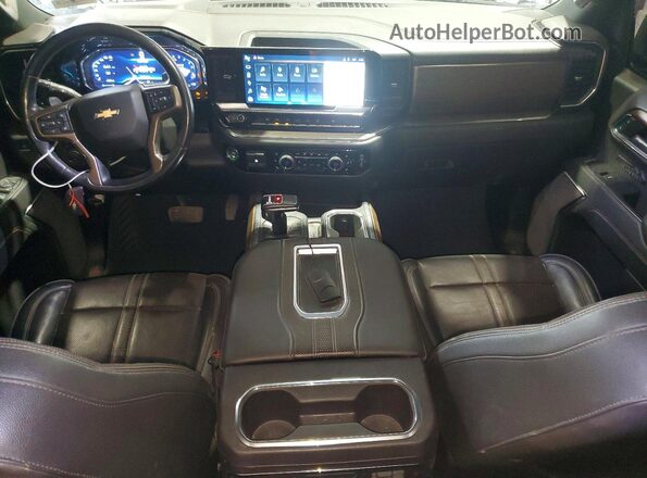 3GCUDJET0NG522046 2022 CHEVROLET SILVERADO White Vista del salpicadero