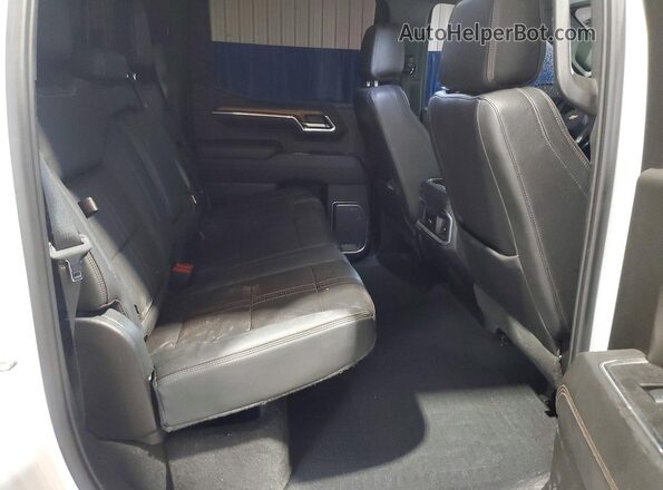 3GCUDJET0NG522046 2022 CHEVROLET SILVERADO White Vista de los asientos traseros