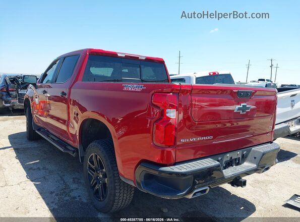 3GCUKFED0SG143961 2025 CHEVROLET SILVERADO Темно-бордовый Задняя левая четверть